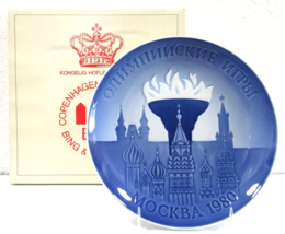 Bing &amp; Grondahl Mockba 1980 Moscow 1980 Olympics Plate  - $278.90 MXN