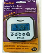 Taylor Five Star Splash &#39;n&#39; Drop Timer. #5863 Brand New - $29.85 CAD