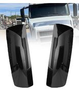 Volvo VNL VNM VNX Mirror Covers 2009-2024 Black Pair Left Right Fits 300... - €30,07 EUR