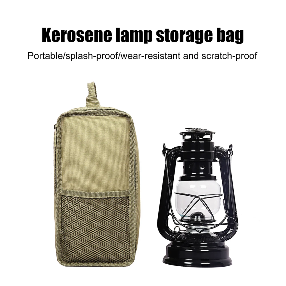 Camping Lamp Storage Bag Portable Camping Light Protector Case Waterproof Wear - £10.56 GBP+