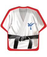 Creative Converting Black Belt Birthday 8 Count Shaped Paper Dinner Plates - $93.33 MXN