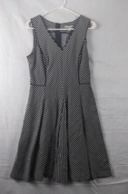 Banana Republic Womens Dress Size 10 Rayon Blend Black White - $19.68