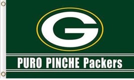 Green Bay Packers Puro Pinche Flag 90cmx150cm/3x5FT - £14.21 GBP