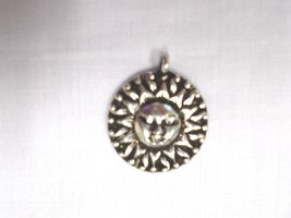 NEW SOLAR TRIBAL SUN - MAYAN AZTEC SUN GOD CAST PEWTER PENDANT 30&quot; ADJ N... - $219.62 MXN