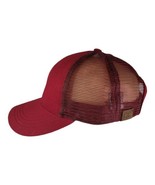 C.C Ponycap Messy High Bun Ponytail Adjustable Red Mesh Baseball CC Cap Hat - $9.40