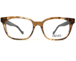 Liu Jo LJ2651 265 Gafas Monturas Negro Marrón Claro Carey Cuadrado 51-16... - $65.09