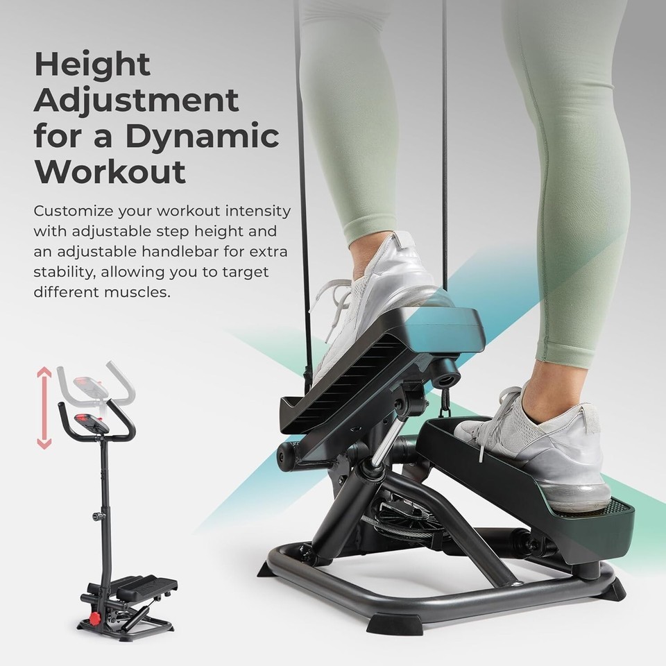 Adjustable Hydraulic Smart Stepper with Non-Slip Pedals - Maximum 330 LB Support Item image 5