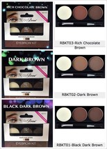 RUBY KISSES GO BROW EYEBROW KIT 3 STENCILS INCLUDED IN EACH COLOR - £3.81 GBP