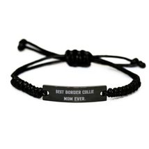 Special Border Collie Dog Gifts, Best Border Collie Mom Ever, Beautiful Black Ro - £17.19 GBP