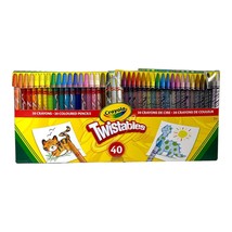 Crayola Twistables Colored and wax Pencils crayons 40 Count, Non Toxic - $16.66