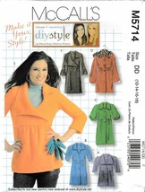 McCall&#39;s Patterns M5714 Misses&#39; Unlined Jackets and Coats, Size DD (12-14-16-18) - $3.84+