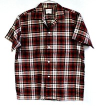 VTG 50s Kolesport Plaid Cotton Short Sleeve Shirt USA Mens L 48 Chest Re... - $79.15