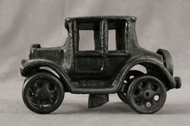 Vintage Automobile Car Cast Iron Metal Toy MODEL T Ford Black Paint - £19.49 GBP