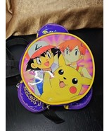 Pokemon Mini Backpack Vintage 90s Nintendo Official 8” Round Ash Misty P... - $723.35 MXN