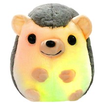 Light Up Hedgehog Stuffed Glow Small Toy Led Nightlight Bedtime Gift F - £41.55 GBP