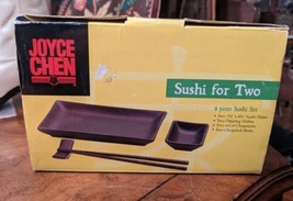 NIB Joyce Chen Sushi For Two 8 Piece Sushi Set Black New in Box - £17.62 GBP