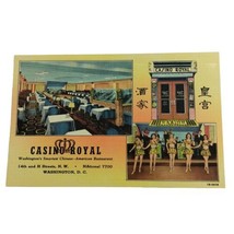 Casino Royal Restaurant Night Club Washington D.C. Postcard Native Chine... - £3.18 GBP
