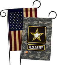 US Army Camoflash - Impressions Decorative USA Vintage Applique Garden Flags Pac - £27.79 GBP