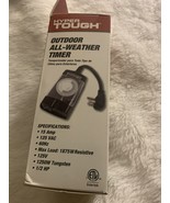 3 Prong Grounded Outdoor All-Weather Timer - $10.00