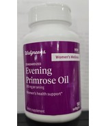 Walgreens Standardized Evening Primrose 1000 mg Softgels 90 Count EXP  0... - $293.82 MXN