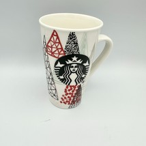Starbucks Holiday Christmas Tree Ceramic Coffee Mug Siren Logo16 fl oz Abstract - $14.00