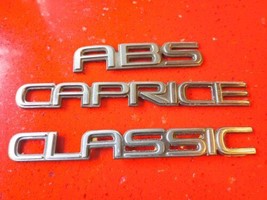 91 92 93 94 95 96 Chevrolet Caprice Classic Rear Trunk Emblem Badge Name... - $26.99