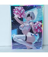 2B Cheerleader 15/40 Premium Waifu Card Anime Girl Wall Art Oversized Bo... - $41.19 CAD