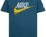 NIKE Little Boys Gravel Futura Short Sleeve T-shirt SZ 4 - £18.62 GBP