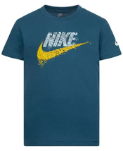 NIKE Little Boys Gravel Futura Short Sleeve T-shirt SZ 4 - £18.68 GBP