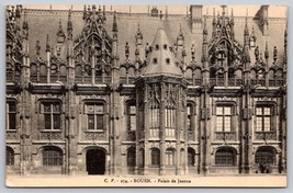 Vintage Rouen Palace of Justice exterior Postcard France - £2.31 GBP