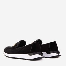 The Milan Black Leather Women Sneaker image 7