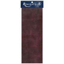 Realeather Crafts Deertan Trim Piece 9&quot;X3&quot;-Plum C0903-745 - $15.03