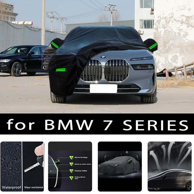 For BMW 7 SERIES  Outdoor Protection Full Car Covers Snow Cover Sunshade - $95.22
