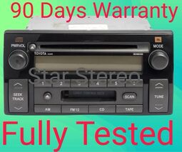 2005-06 Toyota Camry AM FM Radio Receiver CD Cassette 86120-AA170 AD6809... - $54.45