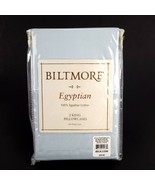Biltmore Egyptian Cotton 610 TC Pair of King Size Pillowcases Light Blue... - £23.34 GBP