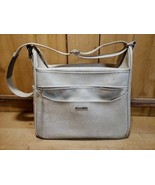 Samsonite Silhouette Luggage Cream Marbled Travel Shoulder Bag Carry On ... - $42.12 CAD