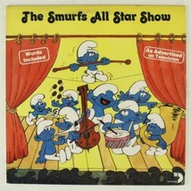 Vintage 1981 Peyo The Smurfs All Star Show 33 Lp Record Sessions Ari 1022 - £12.10 GBP