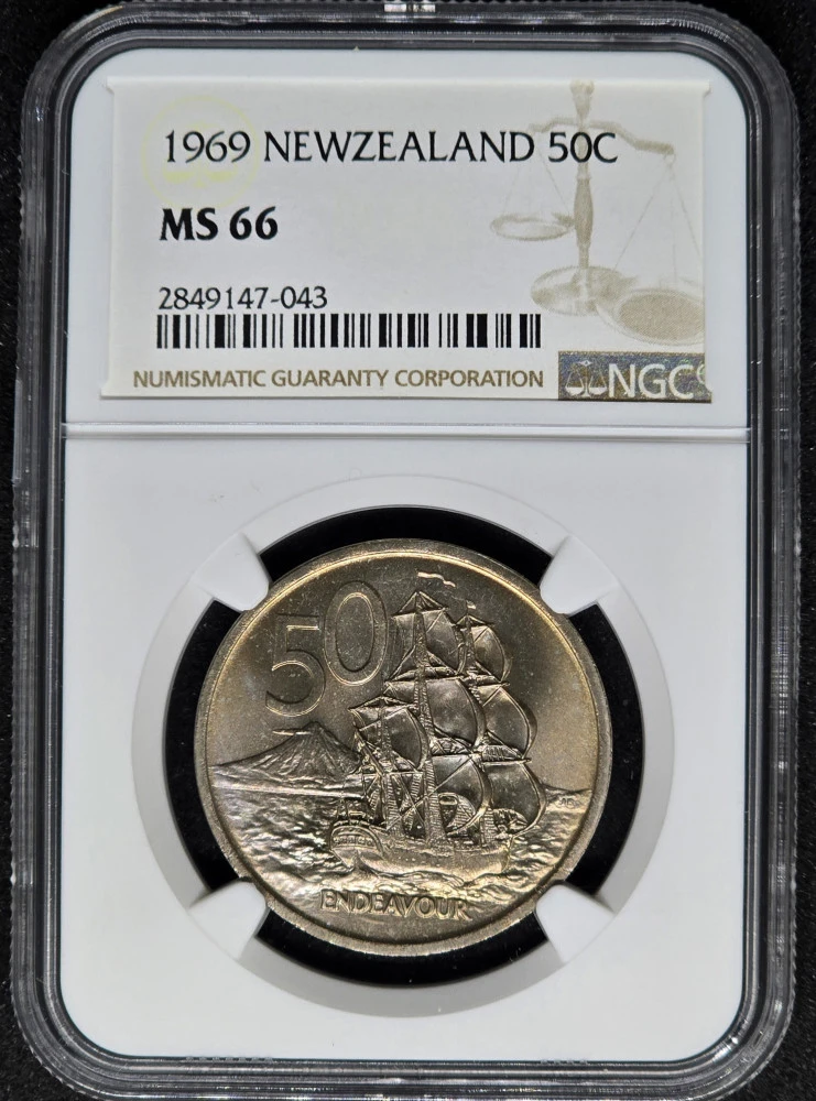 50 Cent 1969 NGC MS 66 - $191.66 CAD