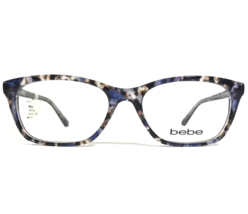 Bebe Eyeglasses Frames BB5145 500 PLUM FLORAL Blue Purple Brown 53-17-135 - £47.39 GBP