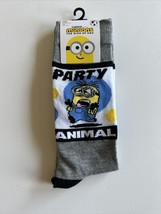 Minnions Crew Socks Shoe Size 6.5-12 NEW 1-pair - $74.83 MXN