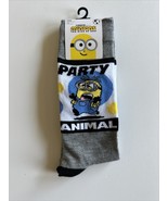 Minnions Crew Socks Shoe Size 6.5-12 NEW 1-pair - $3.99