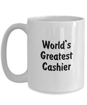 World&#39;s Greatest Cashier v2-15oz Mug - £13.54 GBP