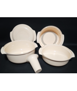 Vtg Tupperware 5 Pc Stack Cooker Steamer Micowave  2193A 2210A 2192B 219... - $97.81 CAD