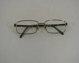 Burberry Eyeglass Frames B 1096 Wire Framed Silver Rectangular 54 17 140... - $48.37