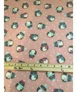 Robert Kaufman Flannel Fabric - Snow Snuggles Windrose - Penguins by the... - $4.65