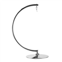 Chromed Steel Half Round Bubble Balloon Chair Stand Only - Chair not Included - £305.97 GBP