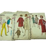 Vintage 1965 Sewing Pattern Lot of 3 Coats Shorts Suits Miss 16-18 Simpl... - $15.93 CAD