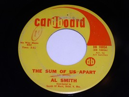 Al Smith The Sum Of Us Apart Yesterday&#39;s Roses 45 Rpm Record Cardboard 1... - £156.44 GBP