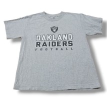 Oakland Raiders Shirt Size Large 14/16 Kids NFL Apparel Football Graphic... - £19.46 GBP