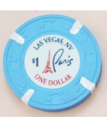 PARIS Las Vegas NV $1 Casino Chip - $111.00 MXN